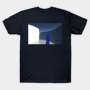 Figure in blue cloak T-Shirt